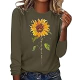Angebote des Tages Heute Oversize Sweatshirt Damen Langarmshirt Modal Damen Tunika Weiss Langarm Damen Longbluse Baumwolle Shirt Mit Volant Damen Letzte Bestellungen Anzeig