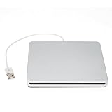 Brennerautor Reader, USB 2.0 Tragbarer Ultra Slim External DVD ROM Player Drive Reader Ersatz für IMac Mac Buch Air Pro Laptop PC