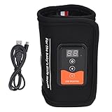 VBESTLIFE Tragbarer MilchflaschenwäRmer, Konstante Temperatur, Schnelle ErwäRmung, Schnelle ErwäRmung, USB-MuttermilchflaschenwäRmer, FüR die Reise, Temperaturanzeig