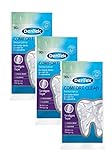Dentek Comfort Clean Zahnseide Sticks, speziell für Backenzähne - Zahnreinigung der hinteren Zahnzwischenräume - Minzgeschmack - Fluorid - Zahnstocher, 3 x 30 Stück
