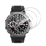 Lutree für Amazfit T-Rex 3 für Panzerglas Schutzfolie, 3 Stück 9H Härte HD Schutzglas Displayfolie, Bläschenfrei Anti- Kratzer Panzerfolie Display