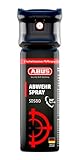 ABUS Pfefferspray SDS80 zur Tierabwehr - bis zu 5 m zielgenaues Abwehrspray mit Jet-Sprühstrahl zur Selbstverteidigung bei Tierangriffen - funktioniert auch kopfüb