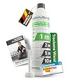 NOVUSAN Horizontalsperre – Injektionsflasche zur Abdichtung von feuchten Wänden & Keller | für 1m Wand | DIY Mauertrockenlegung von innen | Mauerwerk trockenleg