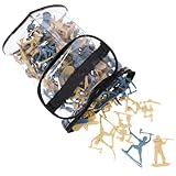GARVALON 80st Modell Eines Piratensoldaten Topper Mini Skelett Piratenfiguren Anhänger Piraten-fass-Spiel Kleine Soldatenmodelle Piraten-Requisiten Kleines Soldatenmodell Plastik