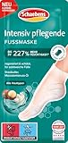 Schaebens Intensiv pflegende Fußmaske (2 Socken für 1 Anwendung) regeneriert & schützt mit Sheabutter, Macadamainuss-Öl für alle Hauttyp