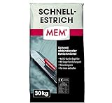 MEM Schnell-Estrich 30 kg - Schnell abbindender, schwindungsarmer E
