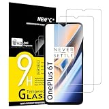 NEW'C 2 Stück, Panzer Schutz Glas für One Plus 6T, One Plus 7, Frei von Kratzern, 9H Härte, HD Displayschutzfolie, 0.33mm Ultra-klar, Ultrabeständig