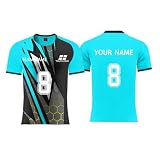 Personalisiert American Football Trikot Custom Football Jersey Personalized Printed Team Name Number & Logo Sporthemden Men Women Youth Herren Sports Uniform Personalisierte Spieltrikots Atmungsak