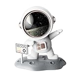 Zestivra Tragbarer Lautsprecher, Astronaut-Lautsprecher für Tische, 10 m Reichweite, wiederaufladbarer Akku, kabelloser Subwoofer für Camping, Wandern, Picknick und Schreib