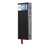 MeLE Mini PC Stick lüfterlos PCG02 Pro 12th Gen Alder Lake - N100(bis zu 3,4GHz), 8GB DDR4 RAM 128GB Schreibtisch-Computer Unterstützt 4K Duale Anzeige/WiFi/BT/Ethernet,Haus Geschäft Büro I