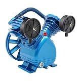 Luftkompressor-Pumpenkopf, 3HP V-Form Doppelzylinder Kompressor Pumpenkopf, 250L/min Druckluft Kompressoraggregat DFV-0.25/8, 115 PSI