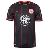 Nike 2015/16 Sge Frankfurt Stadium Home Herren-Trikot kurzärmlig S Black/Pimento/