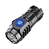 OAJABBGE Wasserdichte Taktisch Fackelladbare Taschenlampen 5 Hochlumen LED Licht Für Outdoor Ak