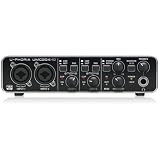 Behringer U-PHORIA UMC204HD Audiophiles 2x4, 24-Bit/192 kHz USB-Audio/MIDI-Interface mit Midas-Mikrofonvorverstärk