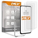 REY 3X Bildschirmschutz und Hülle Anti-Shock für Google Pixel 9 PRO XL, Gehärtetem Glas und Silikon TPU mit hoher Widerstandsfähigk
