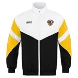 JAKO SG Dynamo Dresden Retro Jacke Freizeitjacke Trackjacket (DE/NL/SE/PL, Alphanumerisch, L, Regular, Regular, black/white/yellow)