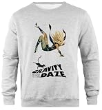 DAMBOTEE Gravity Daze Unisex-Pullover Aus Grauer Baumwolle Mit R
