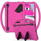 Tablet-PC-Hülle, kompatibel mit Kindern, kompatibel mit Samsung Galaxy Tab S8 Plus/S7 Plus, 32,4 cm (12,4 Zoll) SM-X800/X806 SM-T970/T975/T976, kompatibel mit Kindern, EVA, stoßfest, leicht,