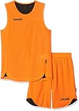Spalding Kinder Bekleidung teamsport Doubleface Trikot set, 300401006, Mehrfarbig (orange/Schwarz), 140 cm, Gr. M