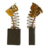 2x Kohlebürsten Motorkohlen Kohlestifte für BOSCH PTS-10, PTS 10 6,5 x 13,5 x 17
