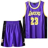 MEEHYRE Basketball Kinder Trikot 2 Stücke,Jungen Basketball Trikot Kinder, Basketball Trainings Jersey and Pants, Basketball Kinder Kleidung Jungs,Basketball Jersey, Basketball W