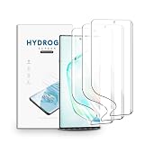 nvskvd Schutzfolie für Samsung Galaxy Note 10, 3 Stück Hydrogel Folie Klar HD Weich TPU Displayschutzfolie Fingerabdruck-ID Unterstü
