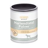 GRAU - das Original - 100 % reines Mariendistel Pulver, schützt die Leber, trägt zur Zellerneuerung bei, 1er Pack (1 x 225 g), Ergänzungsfuttermittel für H