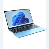 Azpen X1500 15,6 Zoll FHD Windows 11 Laptop, AMD A9-9400 Prozessor, 4 GB RAM, 128 GB Speicher, Radeon R5 Grafik, Blau, mit Lifetime Office 365 und Trag