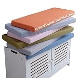 Generisch Benutzerdefinierte Bankkissen Sitzkissen Bank Bankauflage, Abnehmbarem Sitzauflage Bank Sitzkissen Outdoor rutschfeste, Bankpolster für Innen Outdoor Fensterbank Couch,Thick 12CM