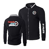 KGQSHFVF Herren-Sweatshirt Für 21 Piloten Stehkragen Oberbekleidung Keine Kapuze Schlichte Jacke Langärmelig Sportbekleidung Frühlings- Und Herbstmantel-Black||M
