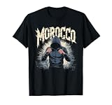 Marokko Geschenk Flagge Morocco Marokkaner Berber Nafri T-S