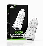 Megadream AX200 PC Spiel Tastatur und Maus Adapter für PC, App Anpassung mit Smart Joystick Funktion, 1000Hz Reporting Rate, Flex Mapping, Boot-Free, Gaming Tastatur Maus Konverter fü
