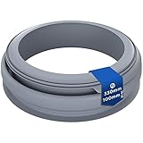 VIOKS Türmanschette für Waschmaschine kompatibel mit Miele 6816000 Ø330mm für W700 W800 W900 / Türdichtung Dichtung Türgummi Gummi Dichtungsring für Mondia Novo Meteor Gala Waschmaschinen F