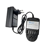Trade-Shop 18V Li-Ion Akku Ladegerät kompatibel mit Bosch PSR 18 Li-2, PSR 18 Li-2H, PSB 18 Li-2, PSB 18 Li-2H, PST 18 Li, PSA 18 Li, PKS 18 L