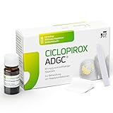 CICLOPIROX ADGC® 80mg/g 6,6ml - wirkstoffhaltiger Nagellack zur effektiven Behandlung von Nagelpilz - Set mit 30 Einwegpfeilen & Alkoholtupfern - leichte Anwendung - transparent & w