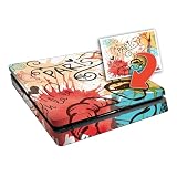 atFoliX Personalisierbare Designfolie kompatibel mit Sony Playstation 4 Slim - gestalte deinen Skin Aufkleber im Custom-Konfigurator einfach selb