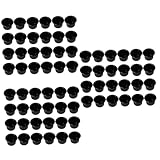 Cabilock 3 Sätze Kerzenbecher Aus Aluminium Aromatherapie-kerzenschale Spitzkerzenhalter Kerzenständer Wohnungseinrichtung Leerer Kerzenbecher Einfacher Kerzenbecher Black 36 Stück * 3