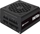 Corsair RM750e (2023) Vollmodulares, Geräuscharmes ATX-Netzteil - ATX 3.0- Und PCIe 5.0-kompatibel - 105°C-Kondensatoren - 80 Plus Gold-Effizienz - Modern Standby-Unterstützung - Schw