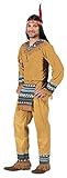 Funny Fashion Indianer Cherokee Herren Kostüm Gr. 60 62