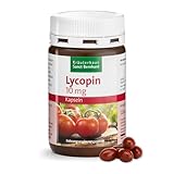 Sanct Bernhard Lycopin 10 mg-Kapseln, mit Lycopin & Vitamin E, zum Schutz der Zellen vor oxidativem Stress, 120 Kap