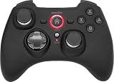 Speedlink RAIT wireless Gamepad mit Bluetooth – kabelloser Controller für Nintendo Switch/PC/Android, Motion-Control-Sensor, USB-C-Ladekabel, Vibrationsfunktion, schw