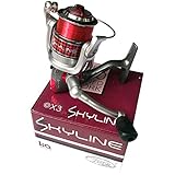 York Angelrolle Skyline FD 3000 Frontbremse mit Schnur bespult, Silber, R