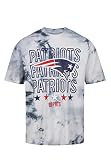 Recovered New England Patriots NFL Tie-Dye Relaxed Oversized Navy White T-Shirt - XXL