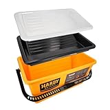 HARDY WORKING TOOLS 3in1-Set Eimer, Farbwanne und Einsatz für große R