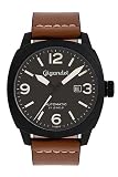 Gigandet Herren Analog Japanisches Automatikwerk Uhr mit Leder Armband 3VNAG9/005