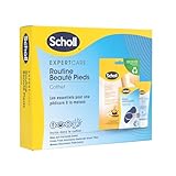 Scholl Routine Beauté pieds Set bestehend aus einer pflegenden Fußmaske mit Manuka-Honig, einer Hornhautraspel mit Nano-Glas-Technologie und einer verstärkten Fußcreme mit Feuchtigkeitsversorgung, 75