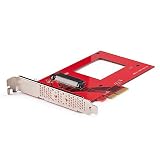 StarTech.com U.3 PCIe Adapter Karte - PCIe 4.0 x4 Adapter für 2.5 Zoll U.3 NVMe SSDs - SFF-TA-1001 PCI Express Add-in Karte - U 3 NVMe SSD auf PCIe Adapterkarte - U.3 NVMe Adapterkarte (PEX4SFF8639U3)