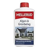 MELLERUD Algen & Grünbelag Entferner | 1 x1 l | Effizientes Reinigungsmittel zum Entfernen von Algen und Grünbelag