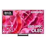Samsung OLED 4K S90C 65 Zoll Fernseher (GQ65S90CATXZG, Deutsches Modell), Quantum HDR OLED, Neural Quantum Prozessor 4K, LaserSlim Design, Smart TV [2023]