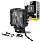 HELLA Valuefit TS1700 LED Arbeitsscheinwerfer 12V - 24V 1700 Lumen Nahfeldausleuchtung starke Lichtleistung in kompaktem Design: Offroad LED Scheinwerfer für Traktor Auto LKW ATV -1GA 357 110-002